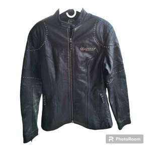 Yamaha Black Leather jacket